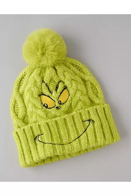 AE Grinch Cable-Knit Beanie Women's Product Image