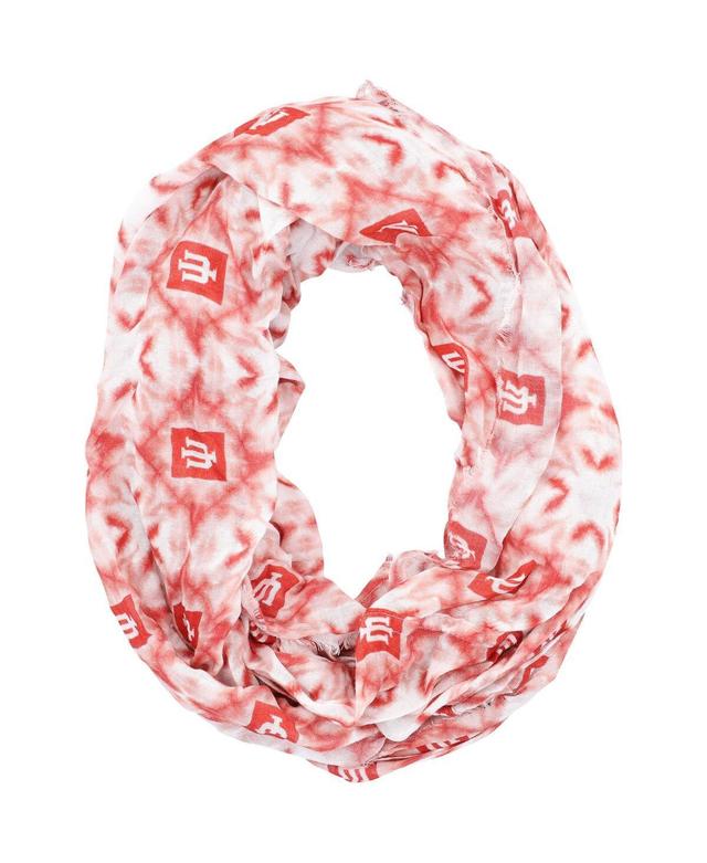 Womens ZooZatz Indiana Hoosiers Tie-Dye Infinity Scarf Product Image