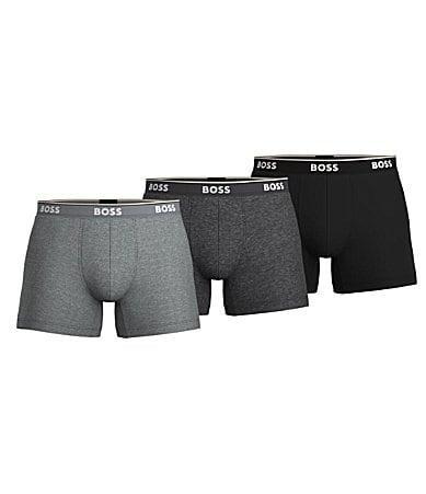 BOSS 3-Pack Power Stretch Cotton Boxer Briefs Product Image