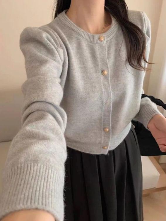 Long Sleeve Plain Cardigan product image