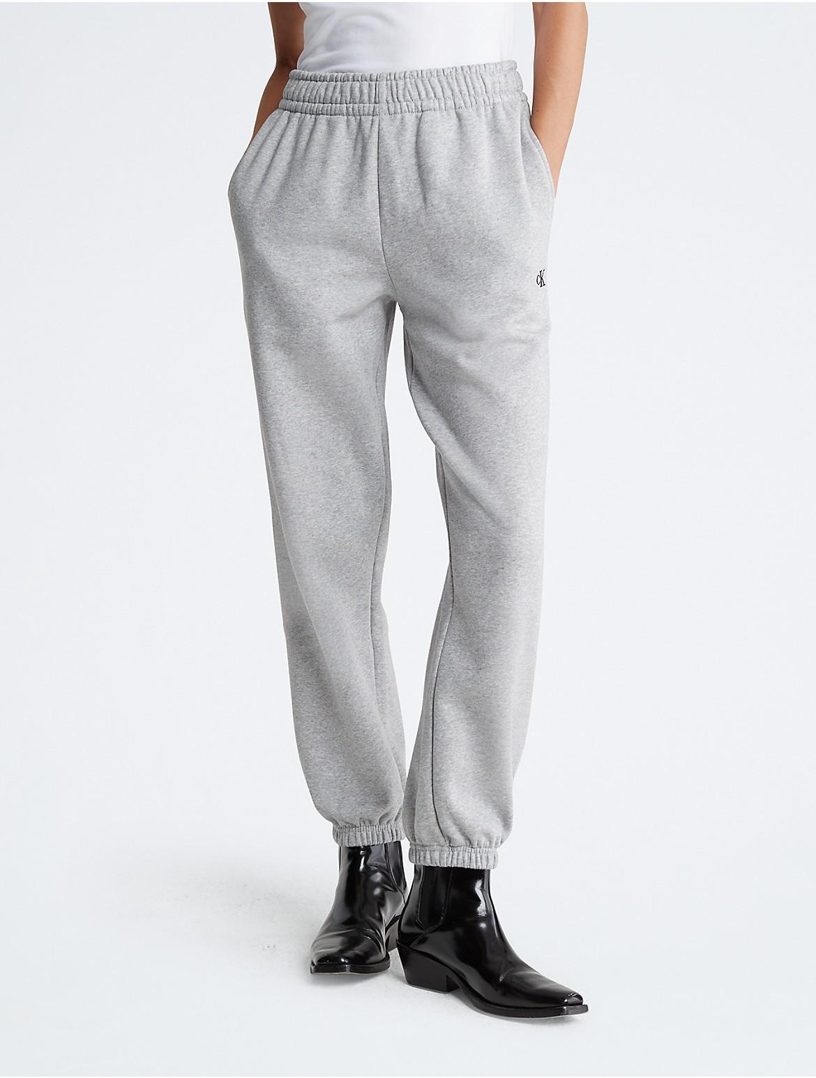 Calvin Klein Womens Archive Logo Fleece Joggers - Black - S Product Image