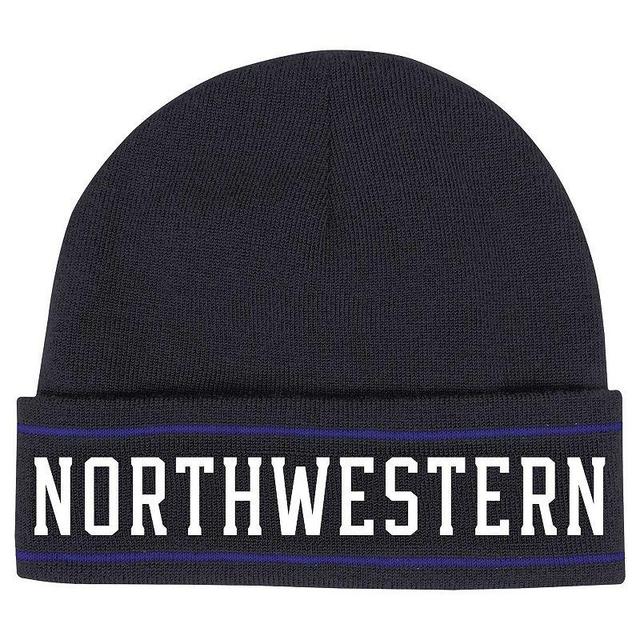 Mens Under Armour Northwestern Wildcats 2023 Sideline Lifestyle Performance Cuffed Knit Hat Product Image