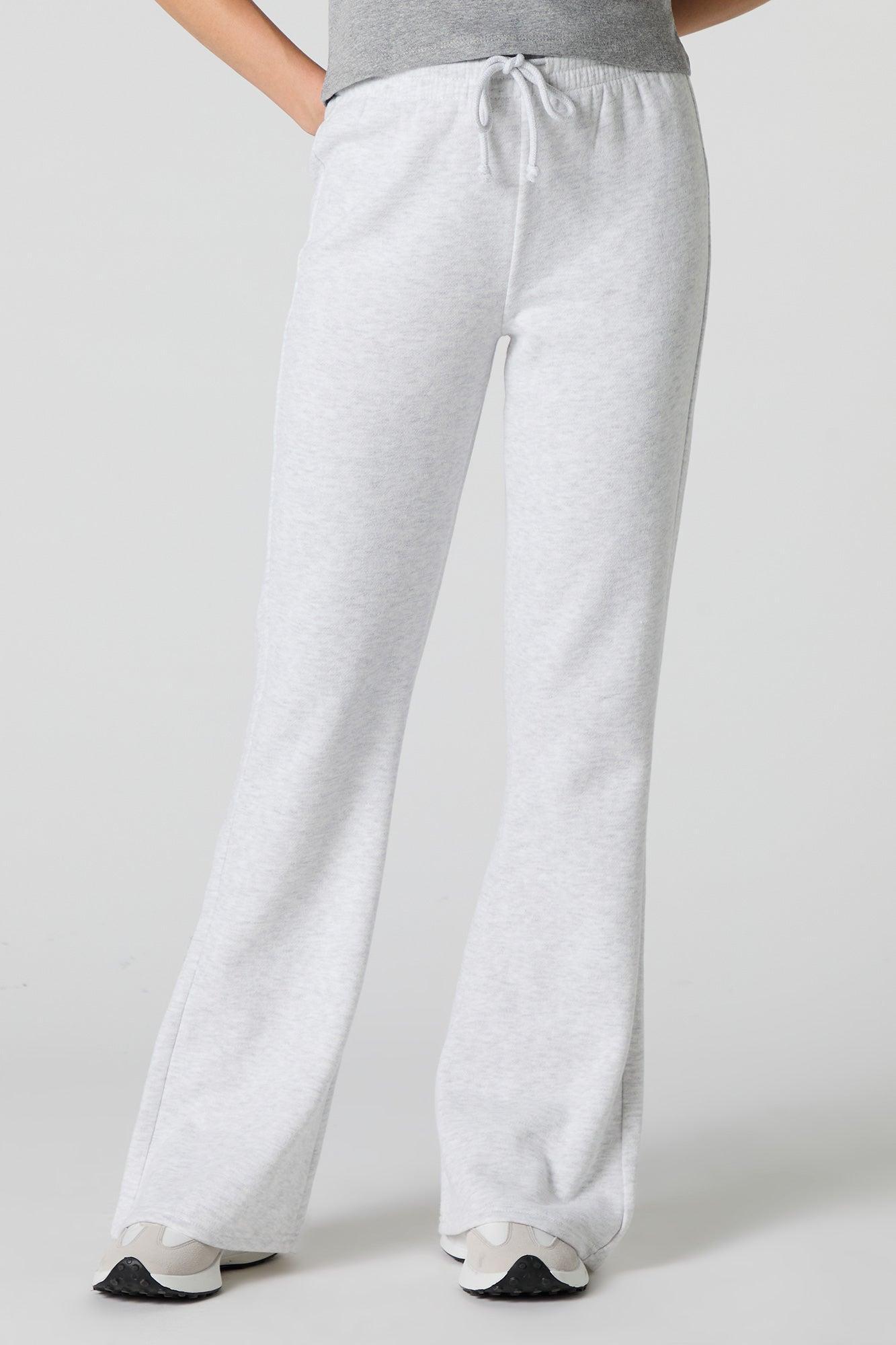 Fleece Drawstring Flare Sweatpant Female Product Image