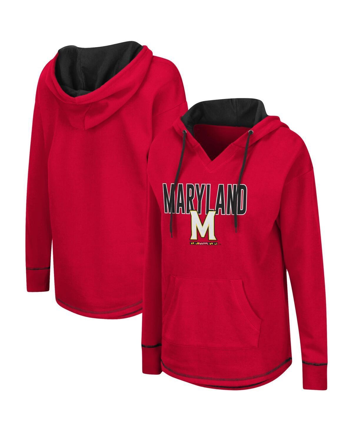 Womens Colosseum Maryland Terrapins Tunic Pullover Hoodie Product Image