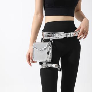 Faux Leather Belt Bag Product Image