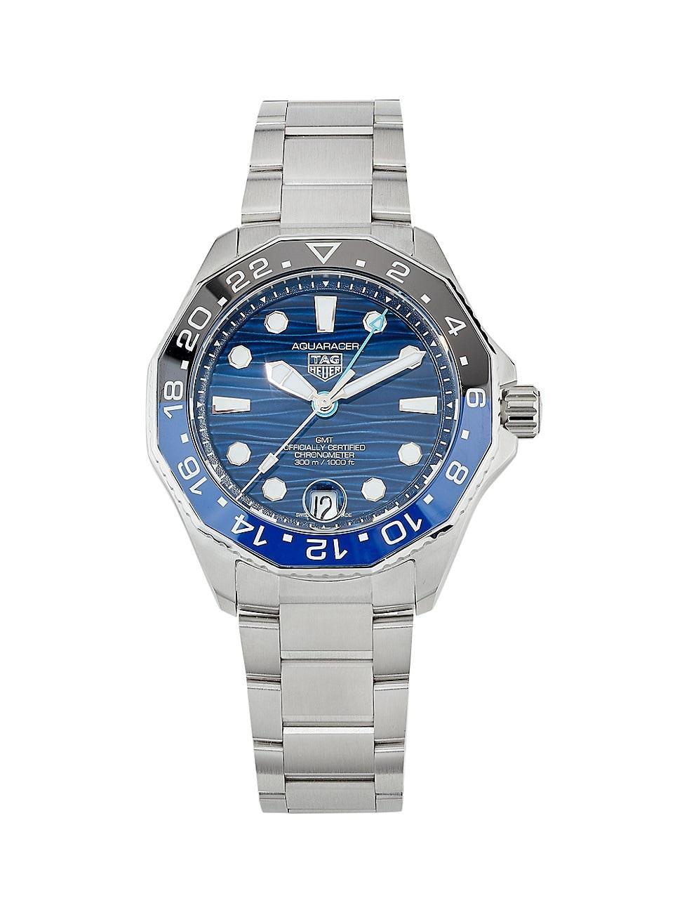 Womens Aquaracer TH-31 Blue Stainless Steel Watch/42MM Product Image