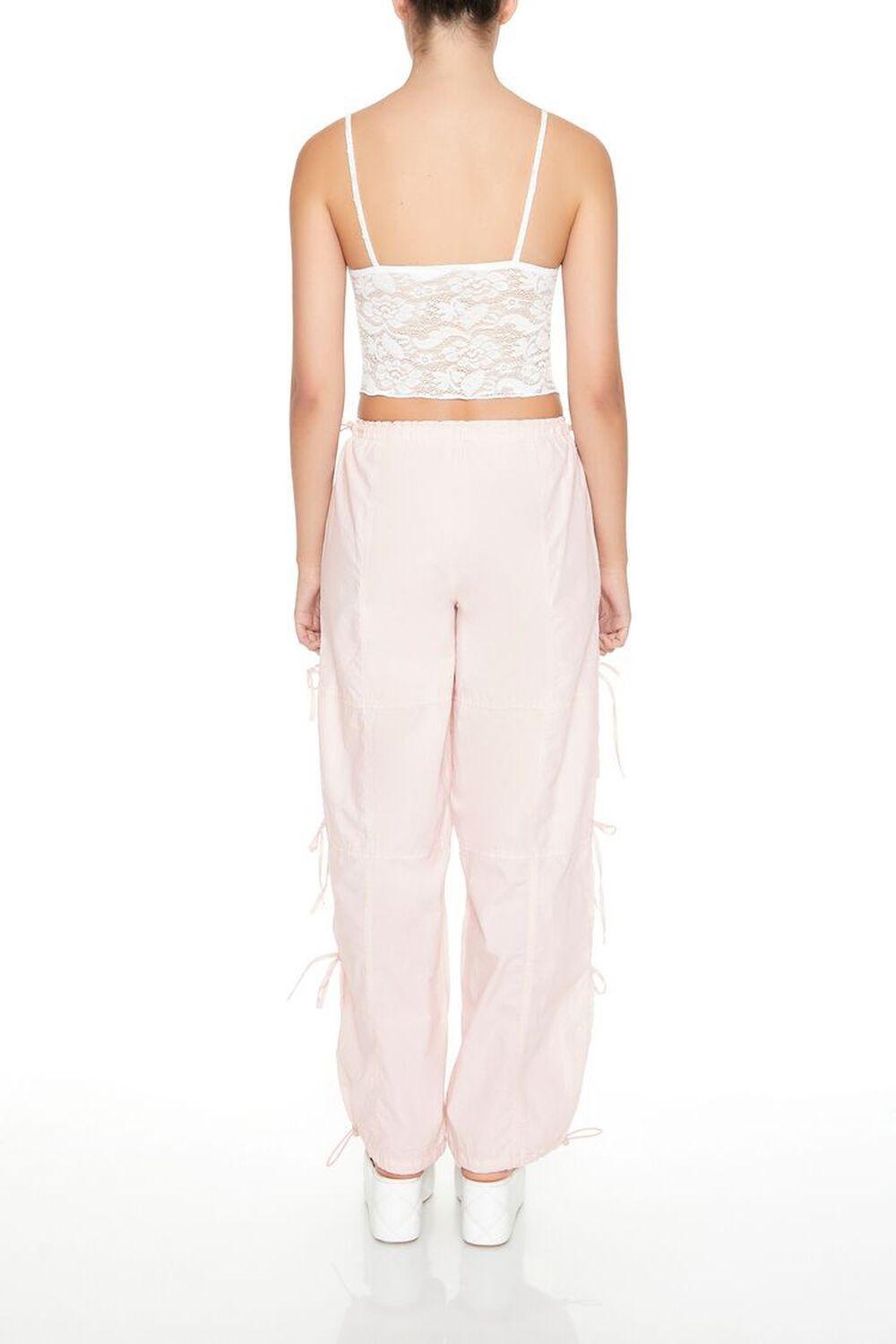 Bow Cutout Parachute Joggers | Forever 21 Product Image