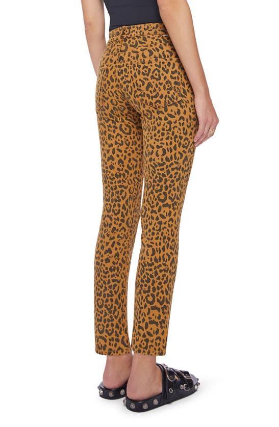 The Mid Rise Rider Ankle Leopard Jeans In Hit The Spot Product Image