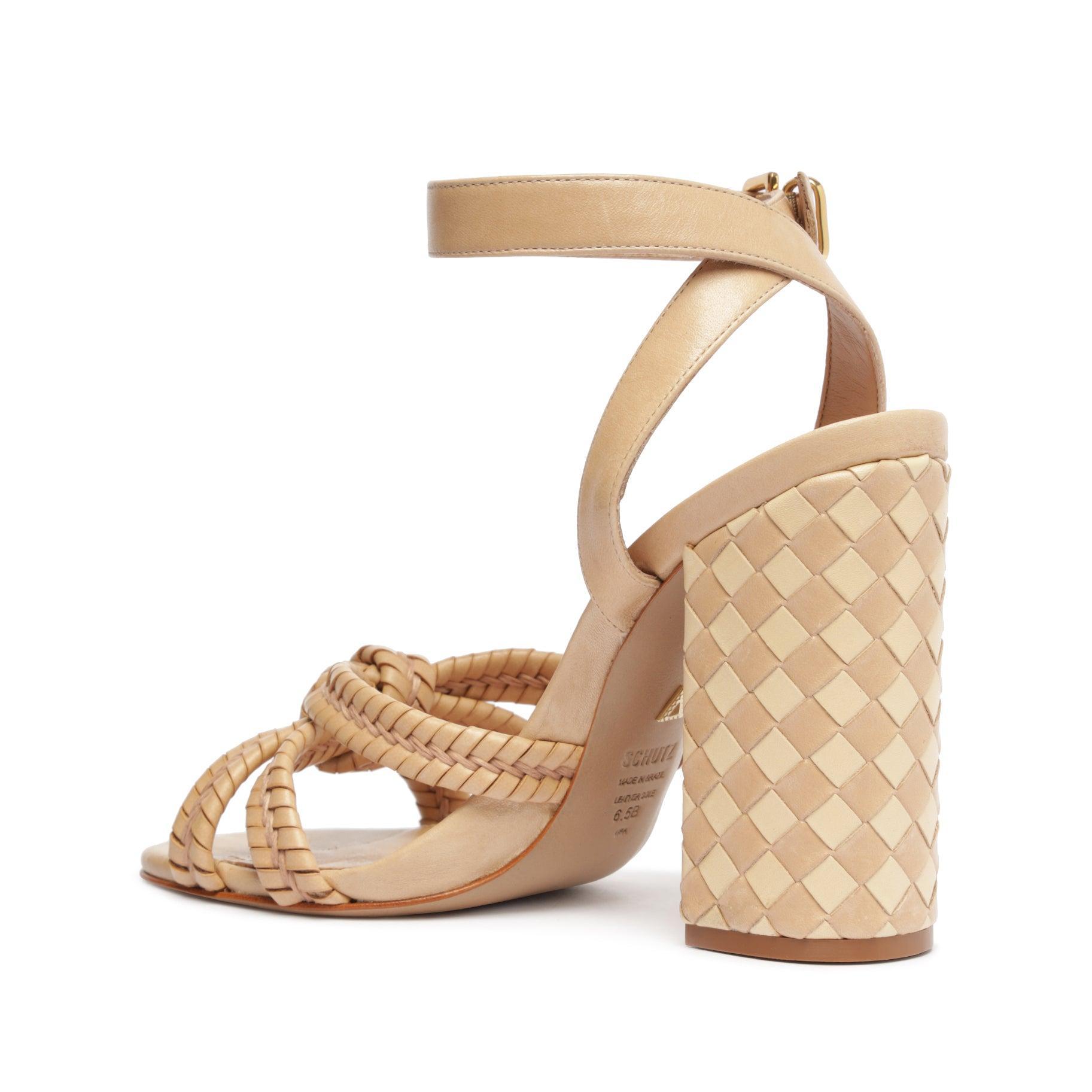 Kareena Woven Leather Sandal Female Product Image