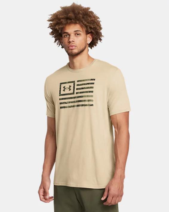 Mens UA Freedom Flag Printed T-Shirt Product Image