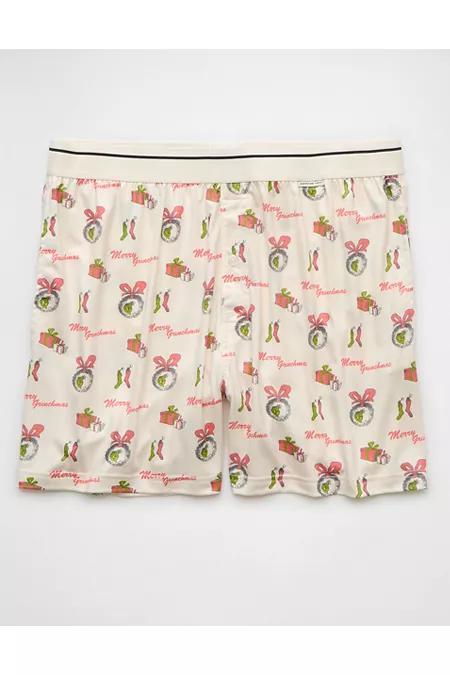 AEO Mens Grinch Christmas Ultra Soft Pocket Boxer Short Men's Product Image