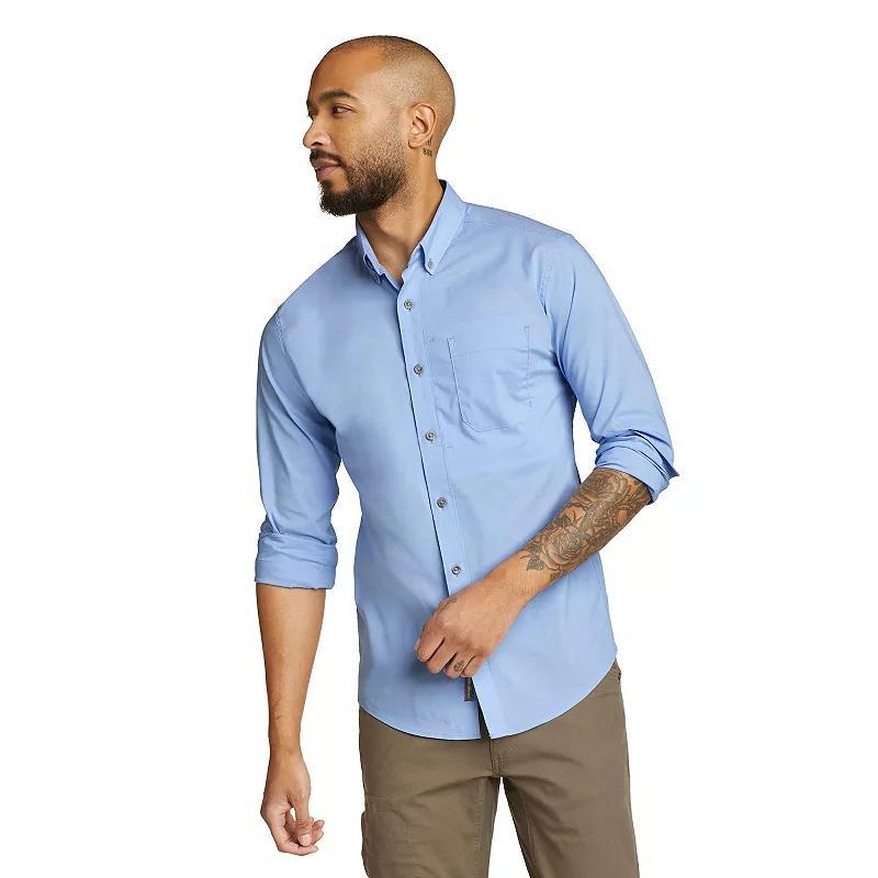 Big & Tall Eddie Bauer Long Sleeve Voyager Flex Shirt, Mens Product Image