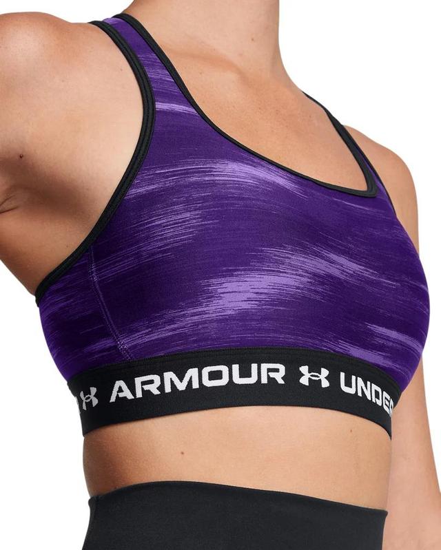 Women's Armour® Mid Crossback Printed Sports Bra Product Image