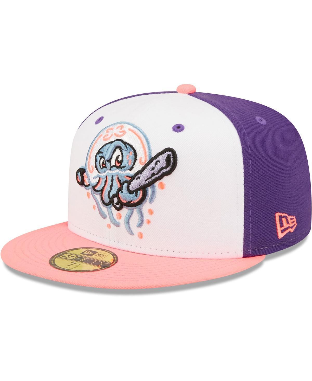 Mens New Era White Medusas de Jersey Shore Copa De La Diversion 59FIFTY Fitted Hat - White Product Image