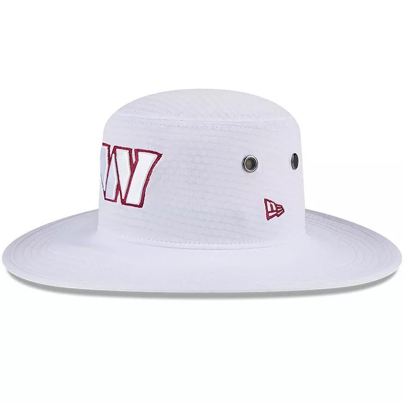 Mens New Era White Washington Commanders 2024 NFL Training Camp Panama Bucket Hat Product Image