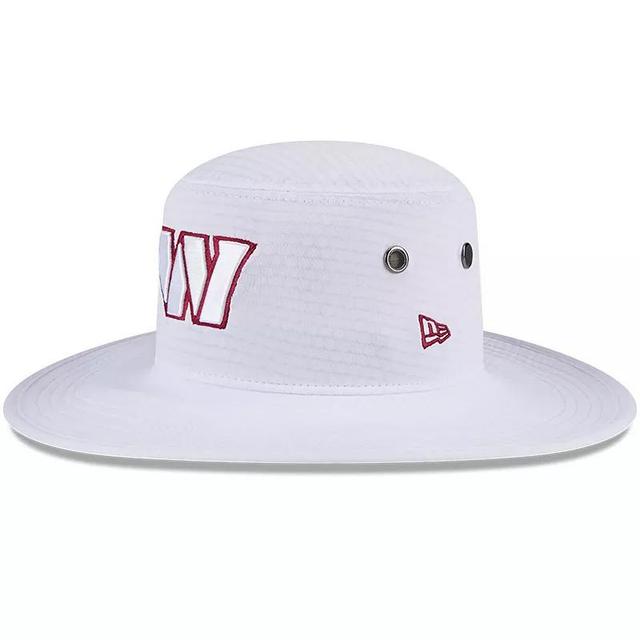 Mens New Era White Washington Commanders 2024 NFL Training Camp Panama Bucket Hat Product Image