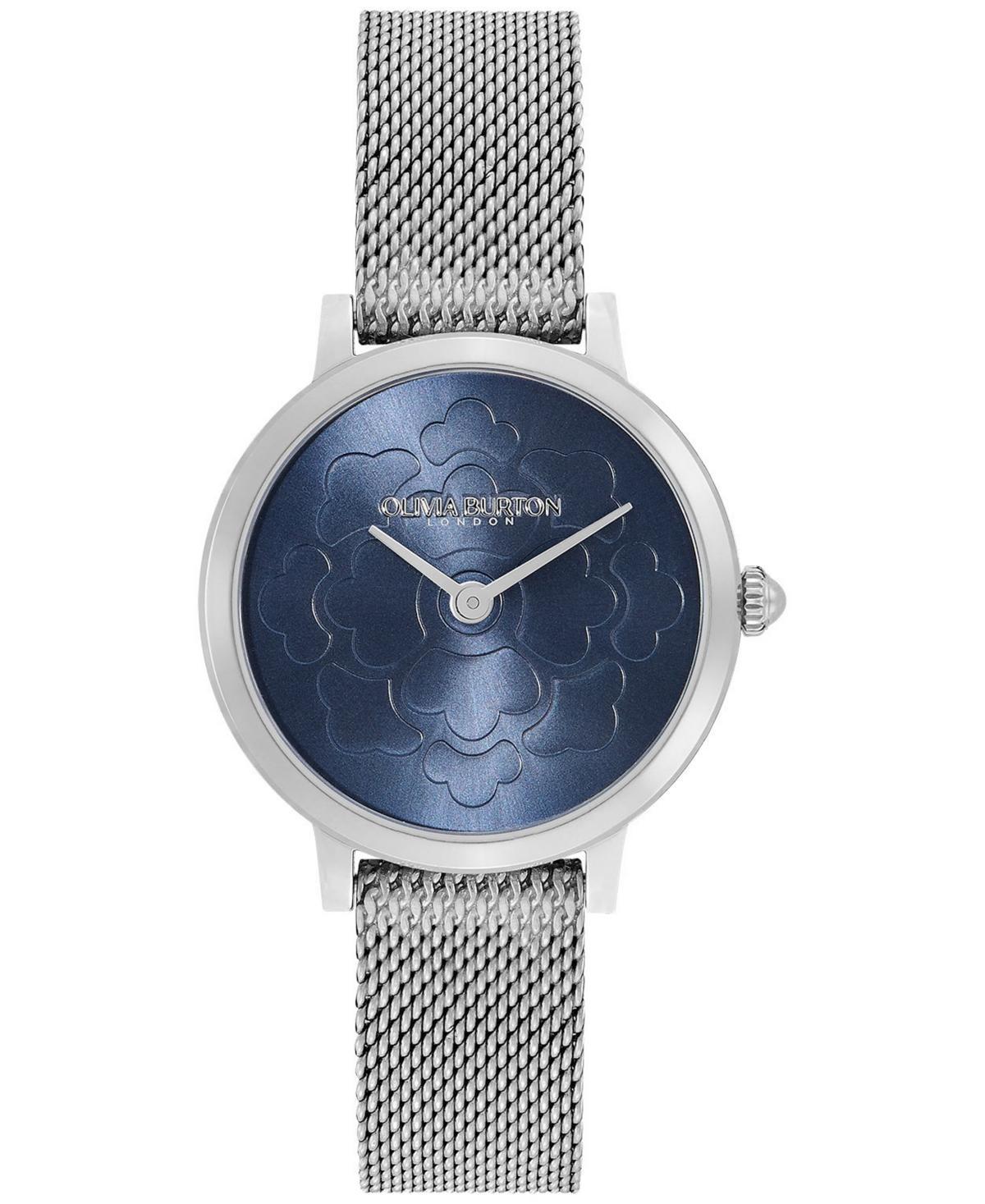 Olivia Burton Signature Floral Mesh Strap Watch, 28mm Product Image