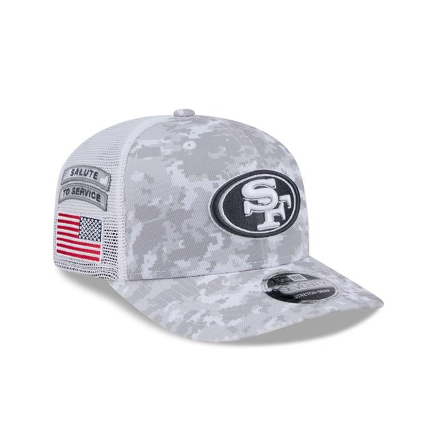 San Francisco 49ers 2024 Salute to Service 9SEVENTY Trucker Hat Male Product Image