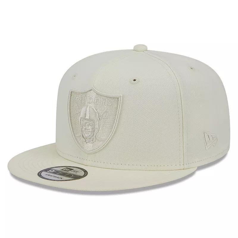 Mens New Era Cream Las Vegas Raiders Color Pack 9FIFTY Snapback Hat Product Image