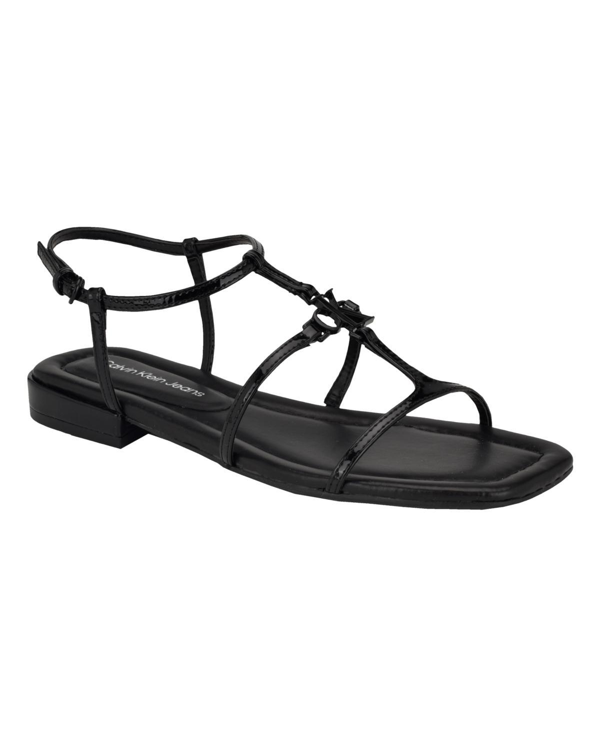 Calvin Klein Womens Sindy Flat Gladiator Sandals Product Image