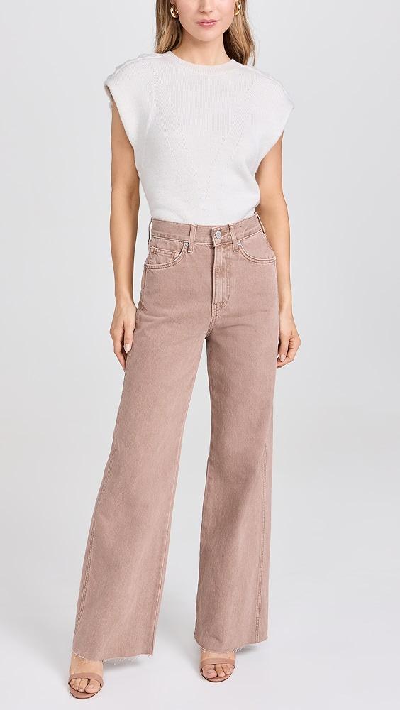 Veronica Beard Jean Taylor High Rise Wide Leg Jeans | Shopbop Product Image