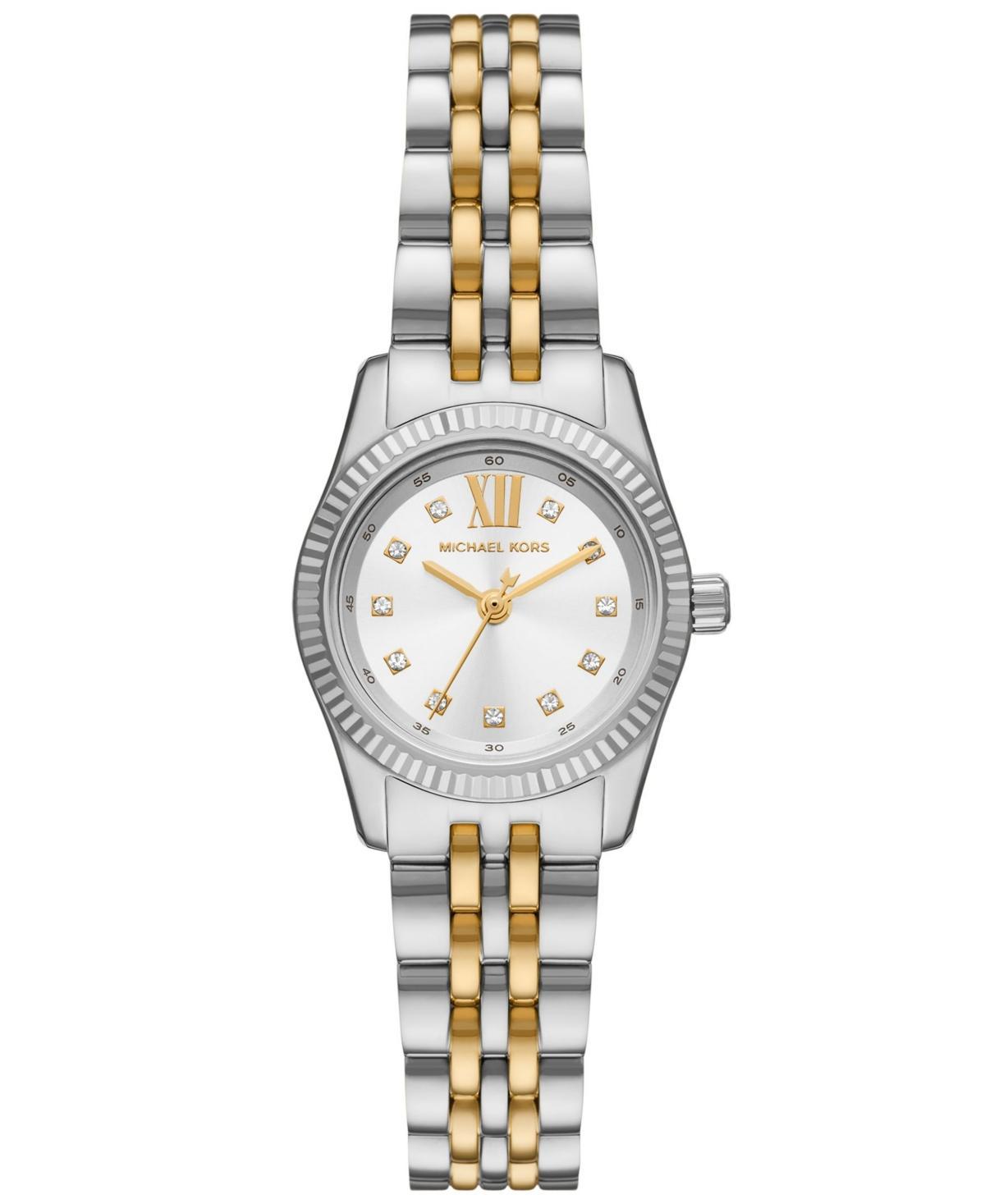 Womens Lexington Two-Tone Stainless Steel & Rhinestone Bracelet Watch Product Image