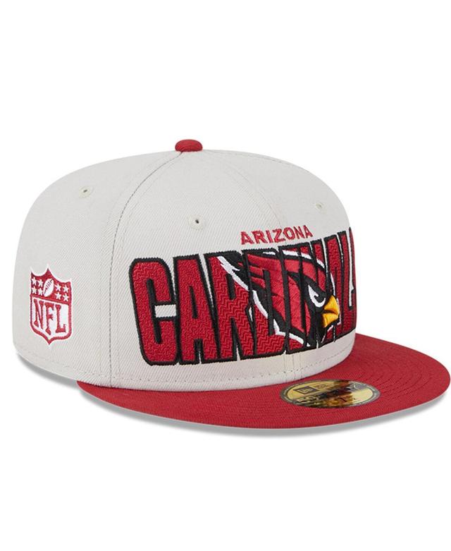 Mens New Era Stone Arizona Cardinals 2023 Nfl Draft On Stage 59FIFTY Fitted Hat - Stone Product Image