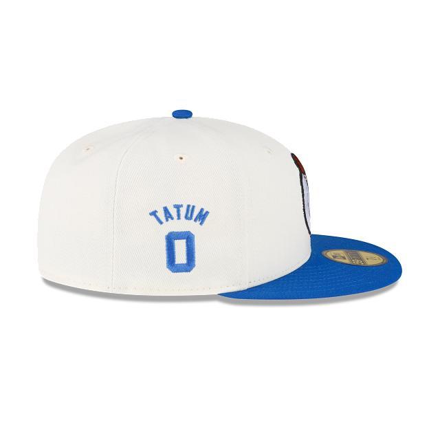 Boston Celtics X Concepts X Jayson Tatum Chrome Blue 59FIFTY Fitted Hat Male Product Image