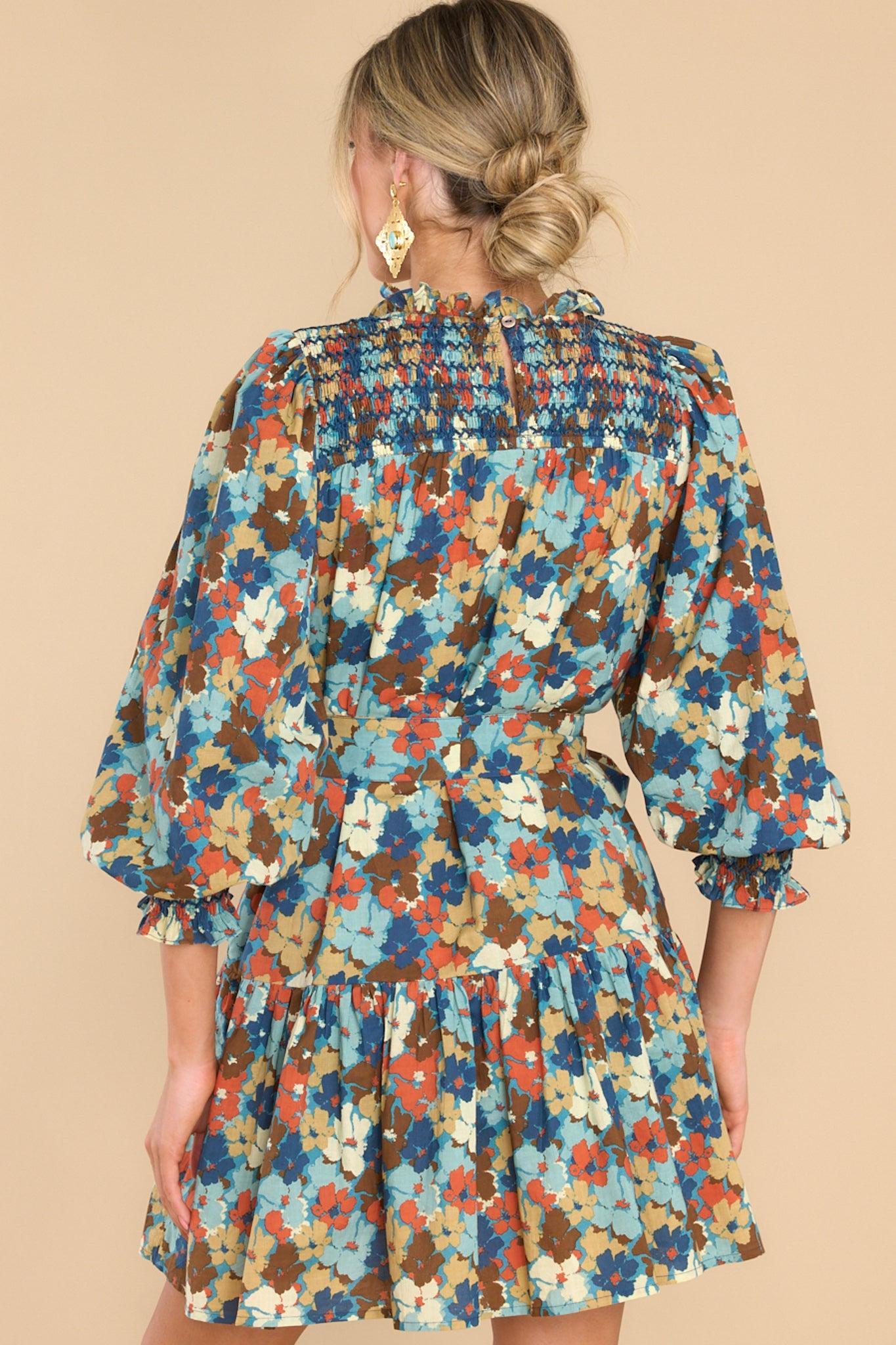 Lucy Fleur Multi Dress Navy Product Image