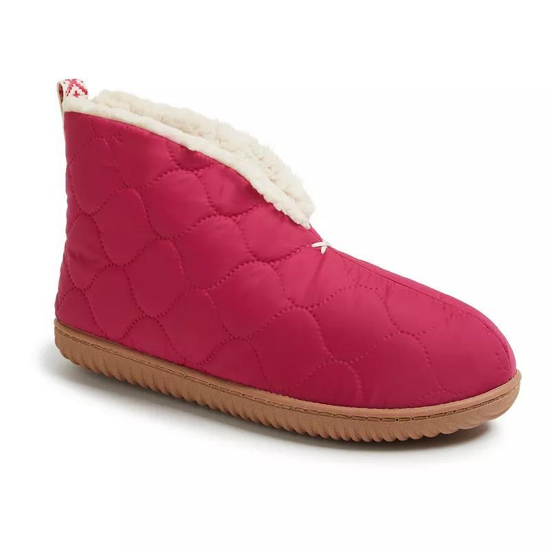 Dearfoams Warm Up Womens Ankle Boot Slippers Product Image