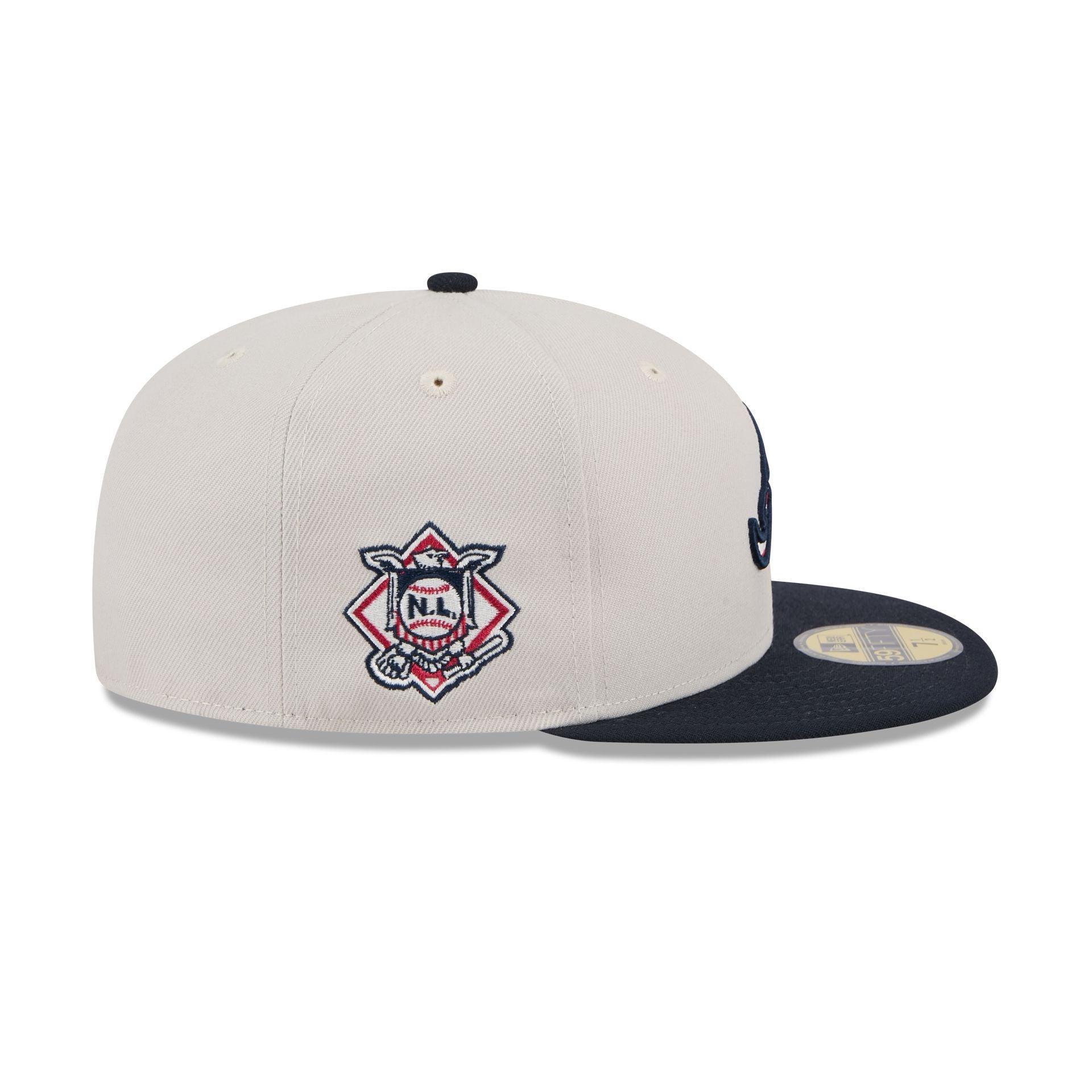 Atlanta Braves Independence Day 2024 59FIFTY Fitted Hat Male Product Image