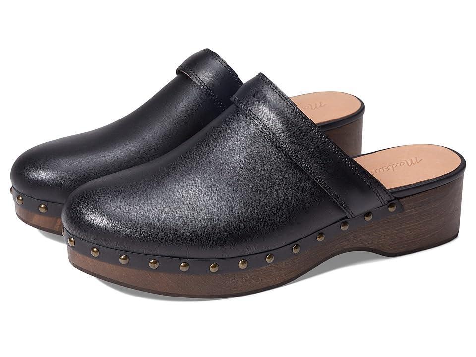 Madewell The Cecily Clog in Oiled Leather (True ) Women's Clog/Mule Shoes Product Image