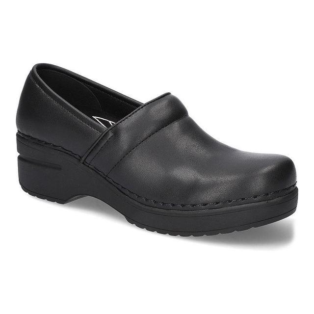 Easy Works by Easy Street Lead Womens Slip-Resistant Work Clogs Black Product Image