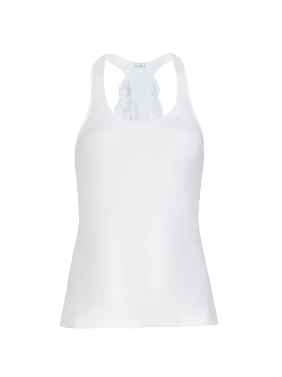 Womens Souple Inset Lace Racerback Tank product image