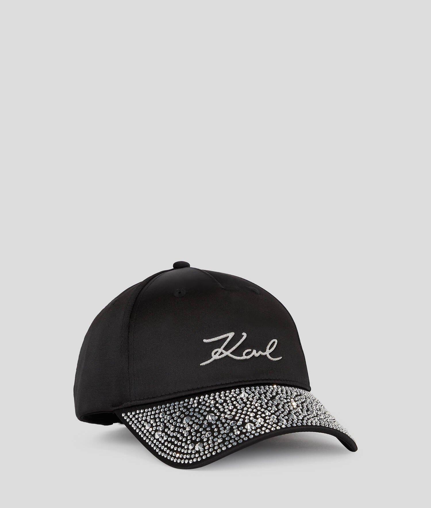 K/SIGNATURE RHINESTONE-VISOR CAP Product Image