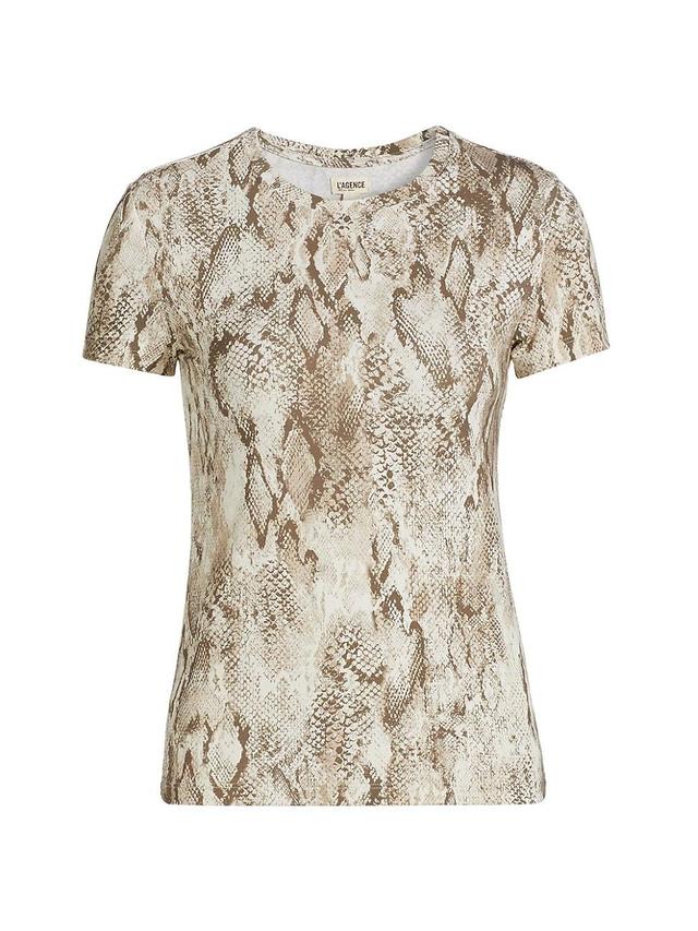 Womens The Ressi Snake Print T-Shirt Product Image