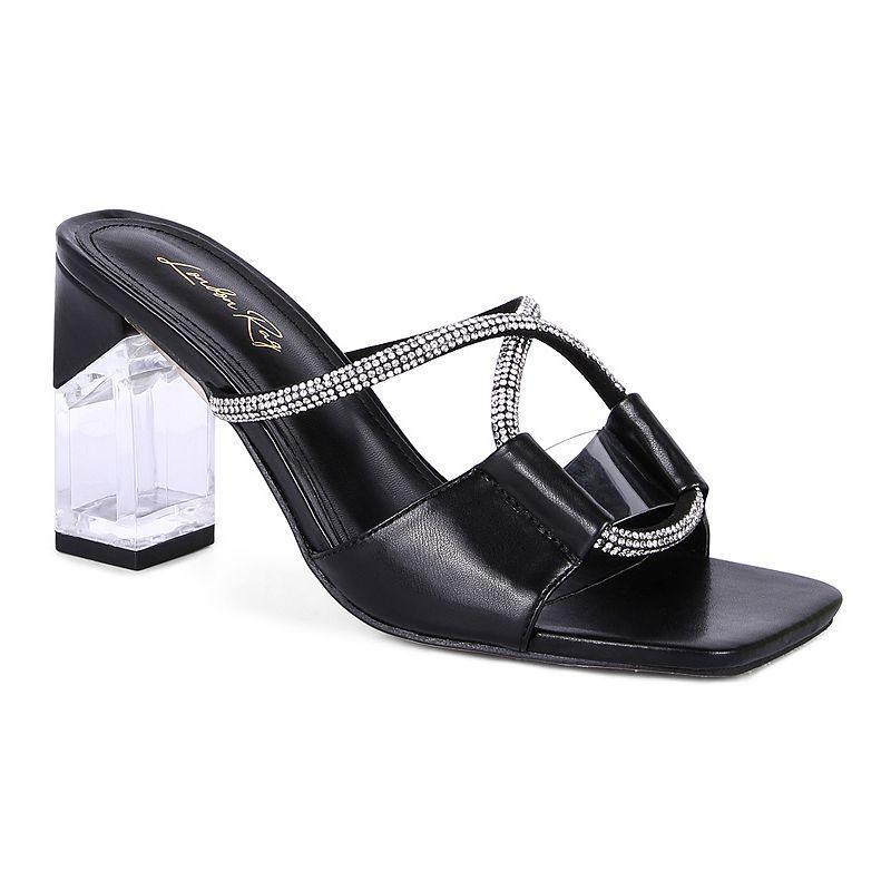 London Rag Fineapple Womens Heeled Slide Sandals Product Image