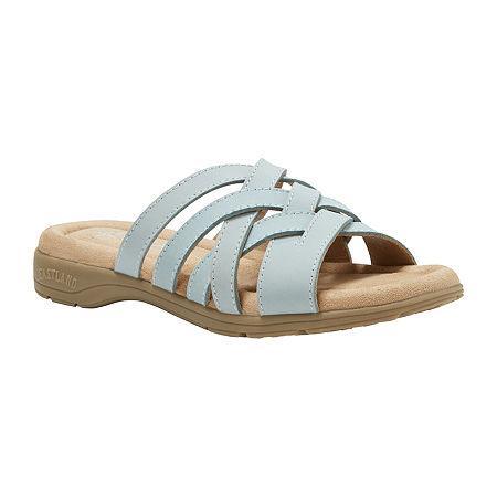 Eastland Womens Hazel Slide Sandal -NAVY NUBUC Product Image