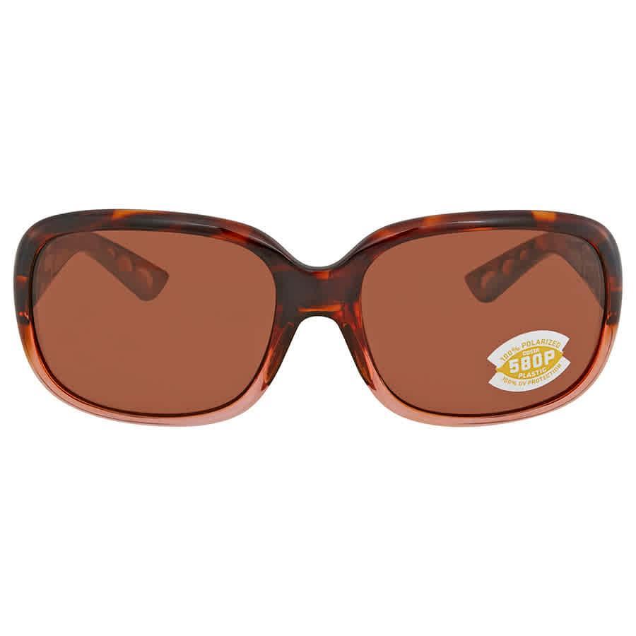 Costa Del Mar Gannet 58mm Mirrored Polarized Pillow Sunglasses Product Image