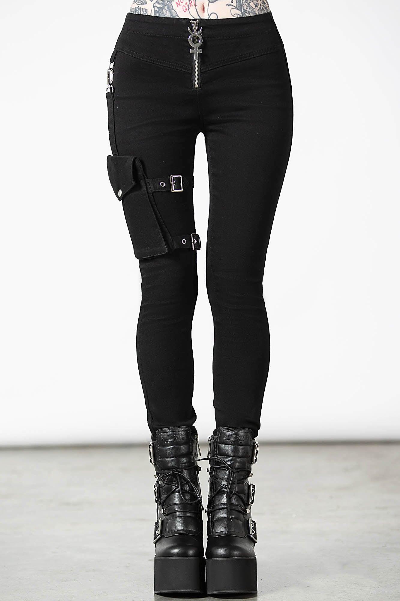 Zodiac Harness Jeans - Resurrect Female Product Image