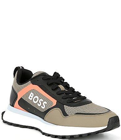 Hugo Boss Mens Jonah Branded Running Style Sneakers Product Image