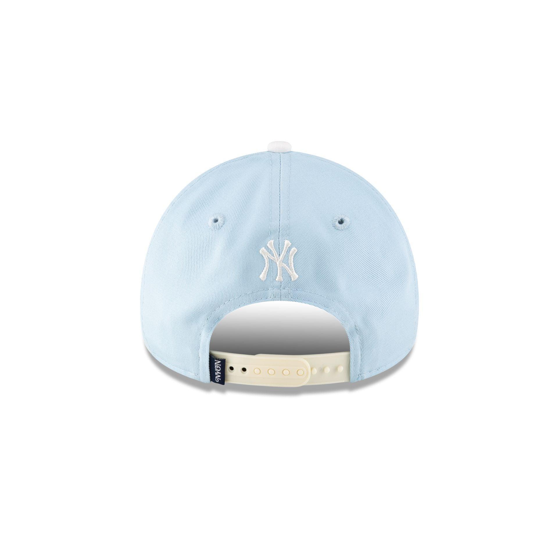 New York or Nowhere x New York Yankees Blue Wordmark 9FORTY A-Frame Snapback Hat Male Product Image