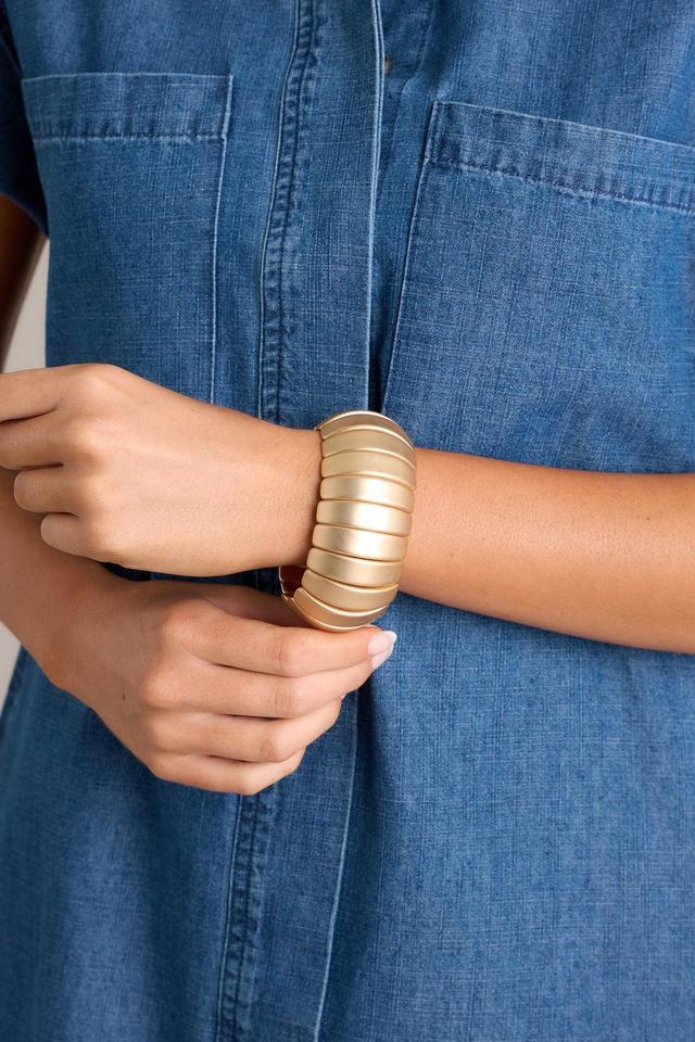 Inner Capsule Matte Gold Bracelet Product Image