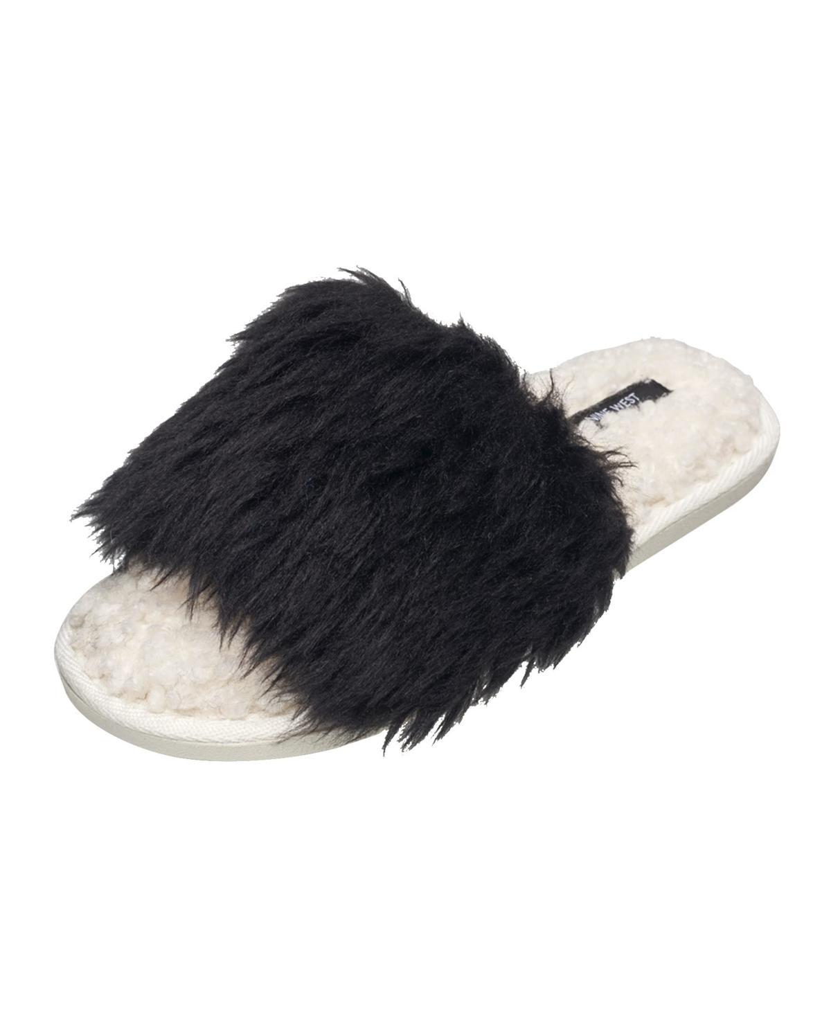 Nine West Womens Fuzzy Slide Product Image