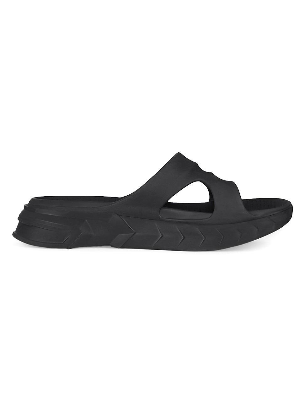 Mens Marshmallow Flat Sandals in Rubber Product Image