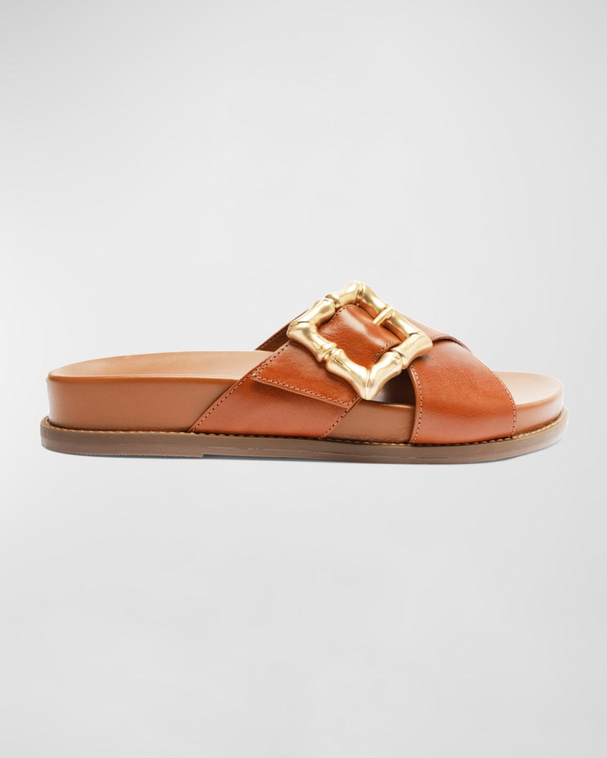 Womens Enola Crisscross Leather Sandals Product Image