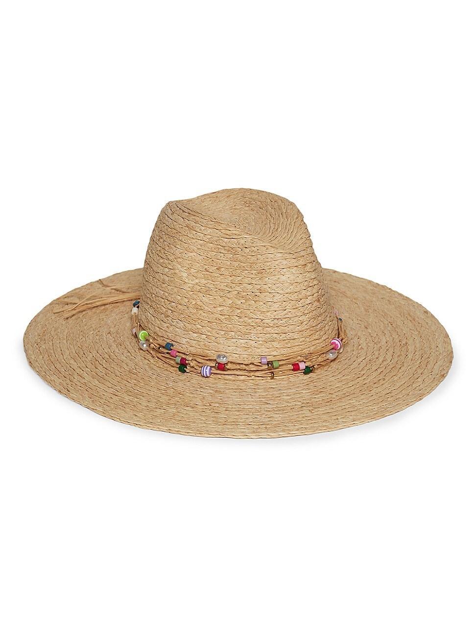 Womens Gema Continental Raffia Hat product image