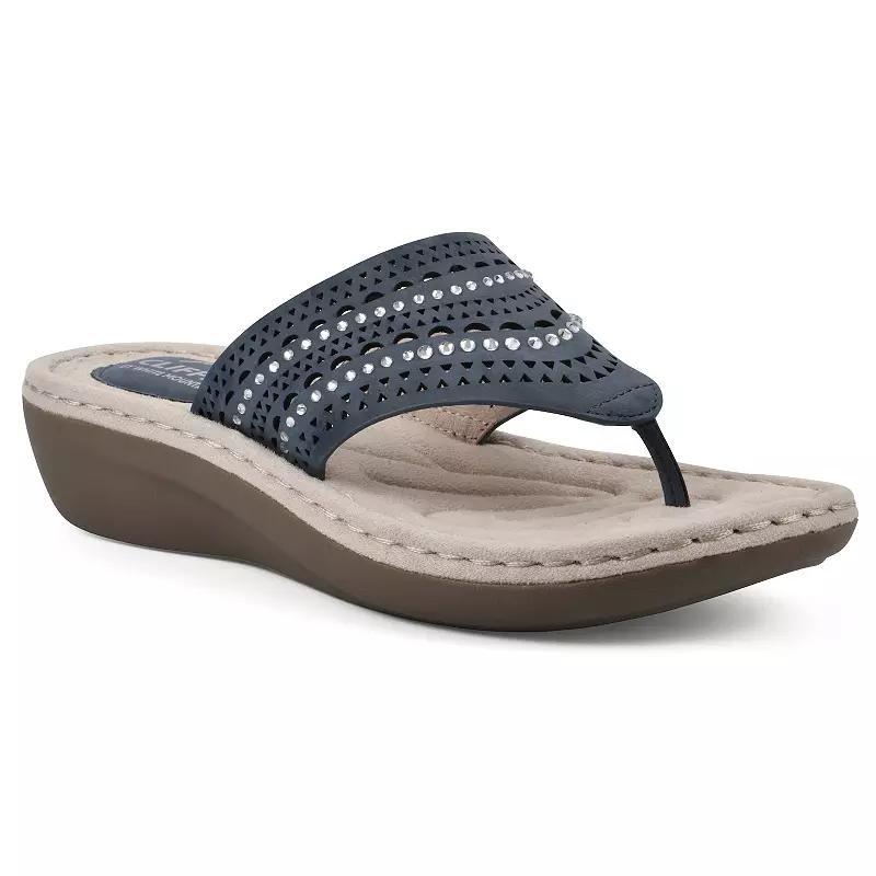 Cliffs by White Mountain Comate Womens Thong Sandals Product Image