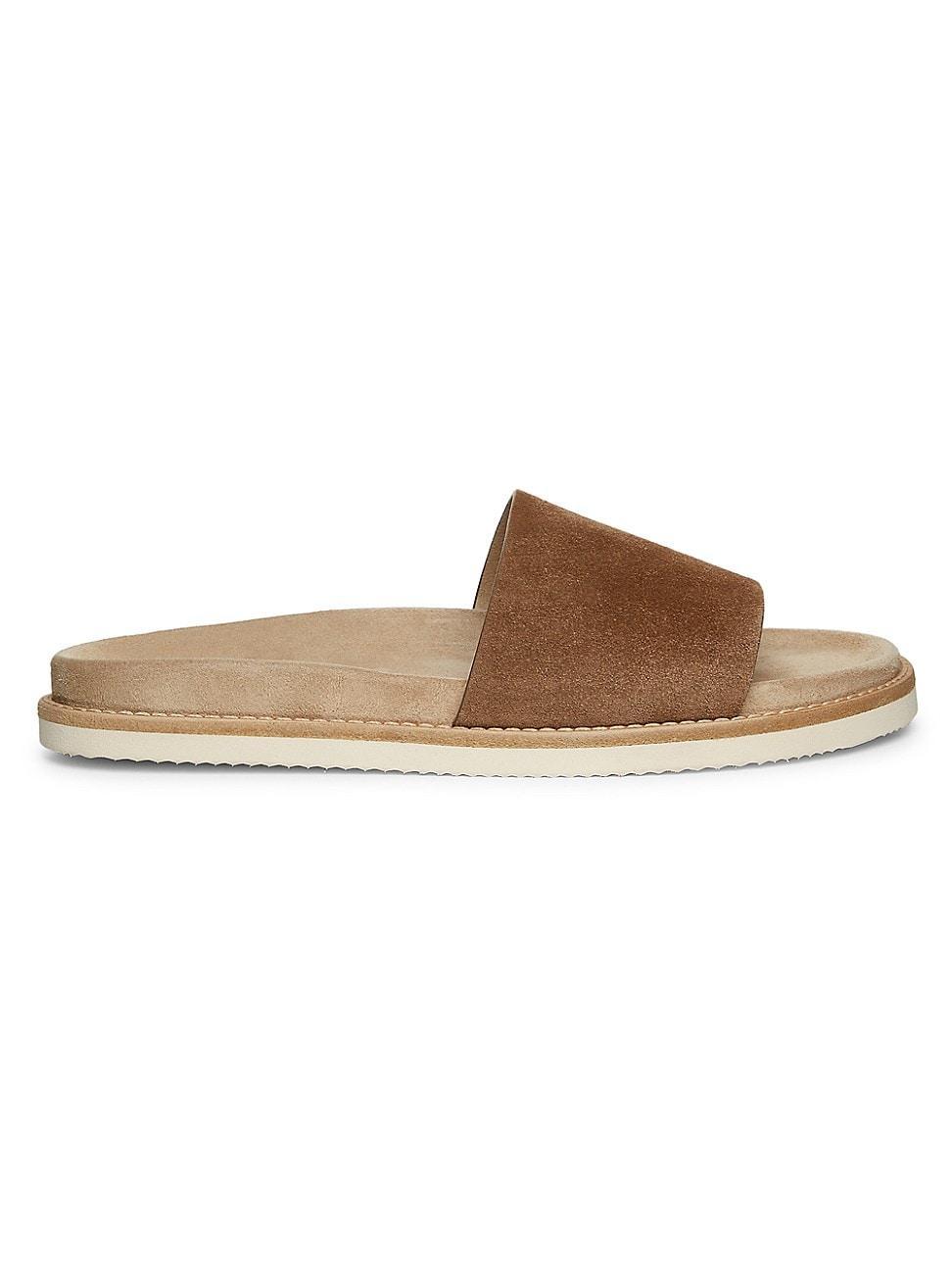 Mens Suede Slide Sandals Product Image