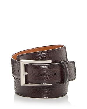 Mens Pebbled Leather Belt Product Image